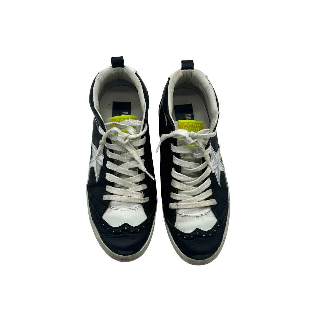 Golden goose leather distressed accent Sneakers, womens Eu 37