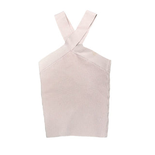 Babaton Pink Crossover Tank Top, 2xs