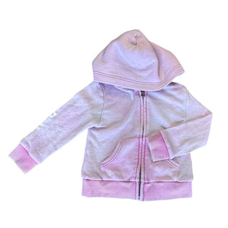 Butter Pink Zip-Up with Peace on Back, 3 years