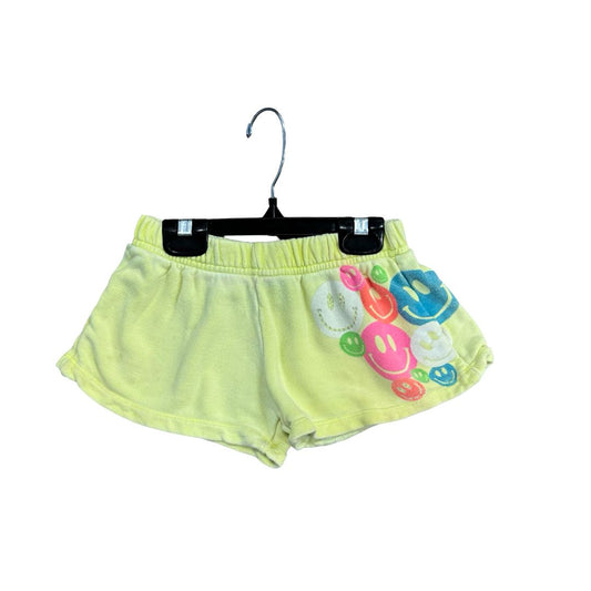 Flowers by Zoe Yellow Shorts with Rainbow Smiley Faces, small