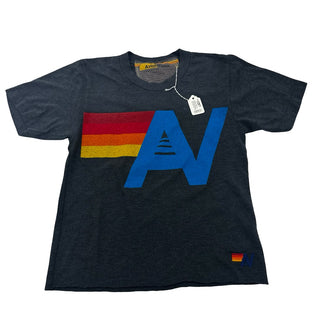 Aviator Nation Logo boyfriend tshirt charcoal brand new with tags on, Kids xs