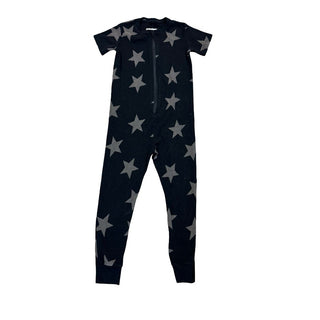 Nununu Black with Grey Stars Zip Up Onesie, 6-7 years