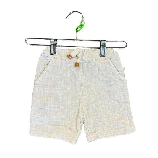 1 + In The Family Cream Shorts, 24 months
