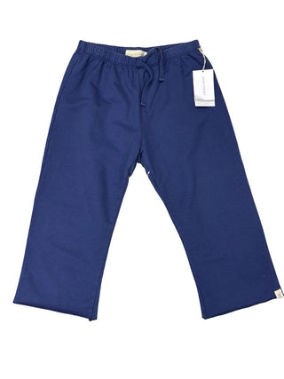 Go gently baby Blue Wide Leg Pants with Peace Sign Embroidery, 6 years