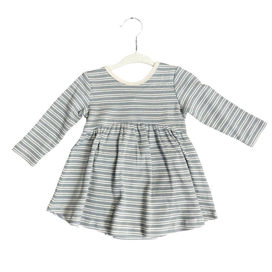 Quincy Mae Sample ribbed long sleeve dress, 3-6 Months