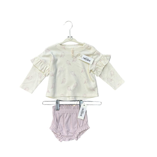 Quincy Mae Sample Top and Bloomer Set, 3-6 Months