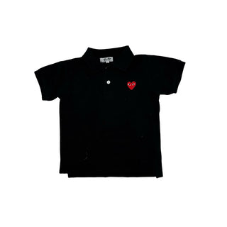 Play Comme des Garcons black collared tshit, 6 years