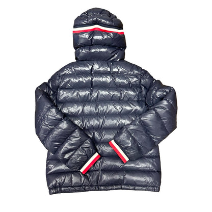 Moncler Navy down Alberic Giubbotto puffer jacket, 12 years