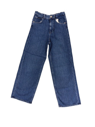 Zara Wide Leg Blue Jeans, 13-14 years