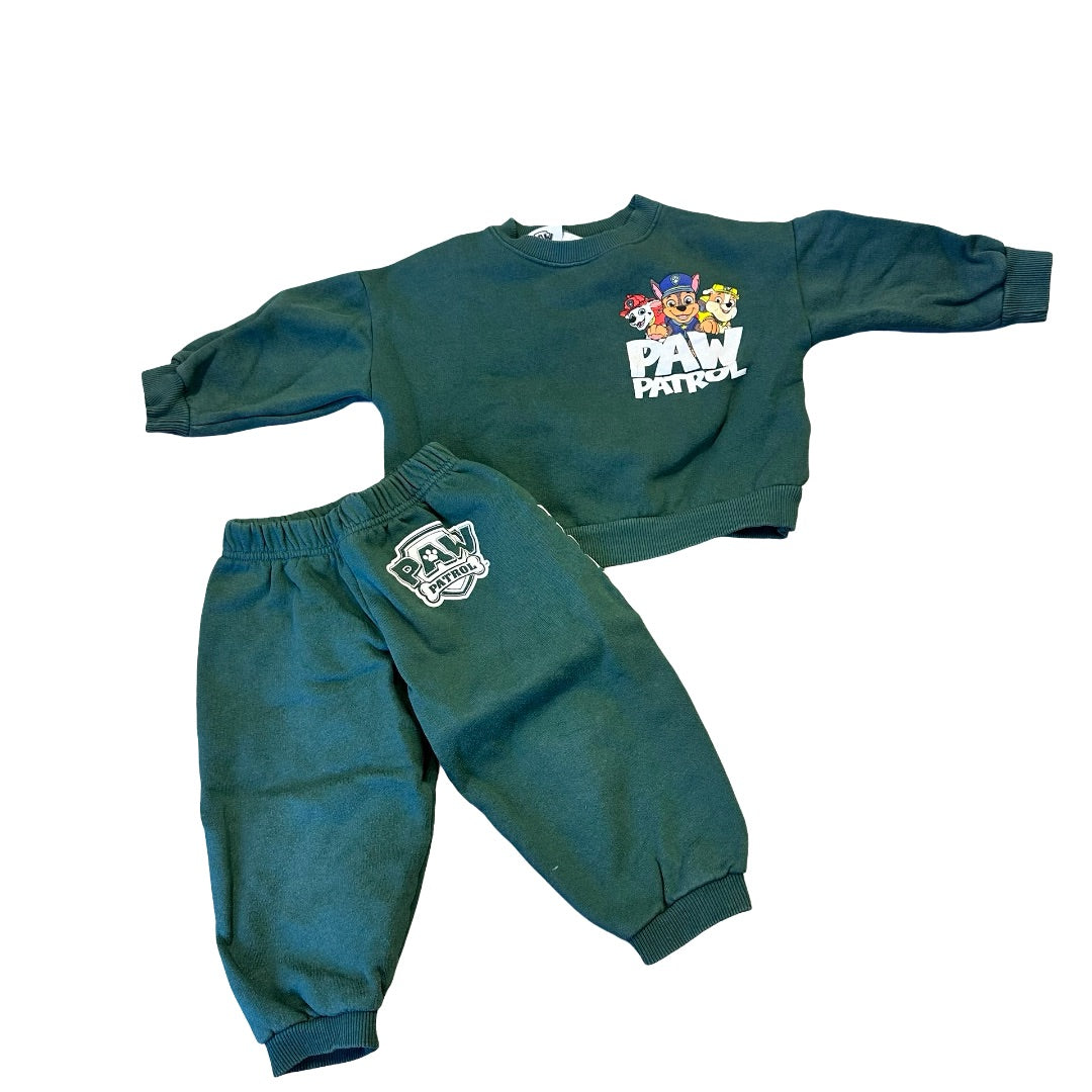 Zara sweater and sweatpant set Paw patrol, 2-3 years