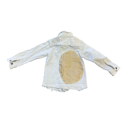 Wolf & Rita White denim button down shirt, 2 years