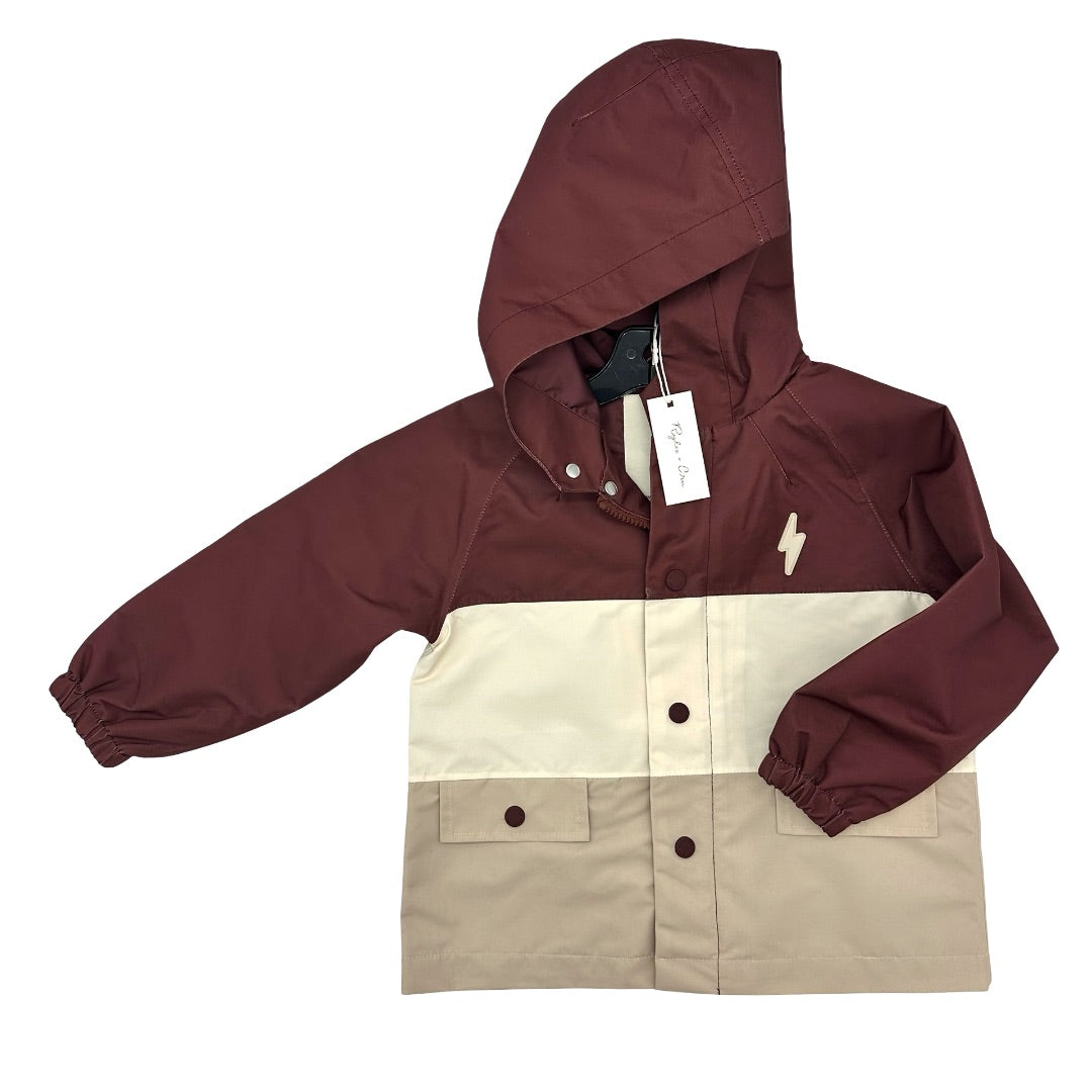 Rylee + Cru Rain jacket new with tags sample, 4-5 years