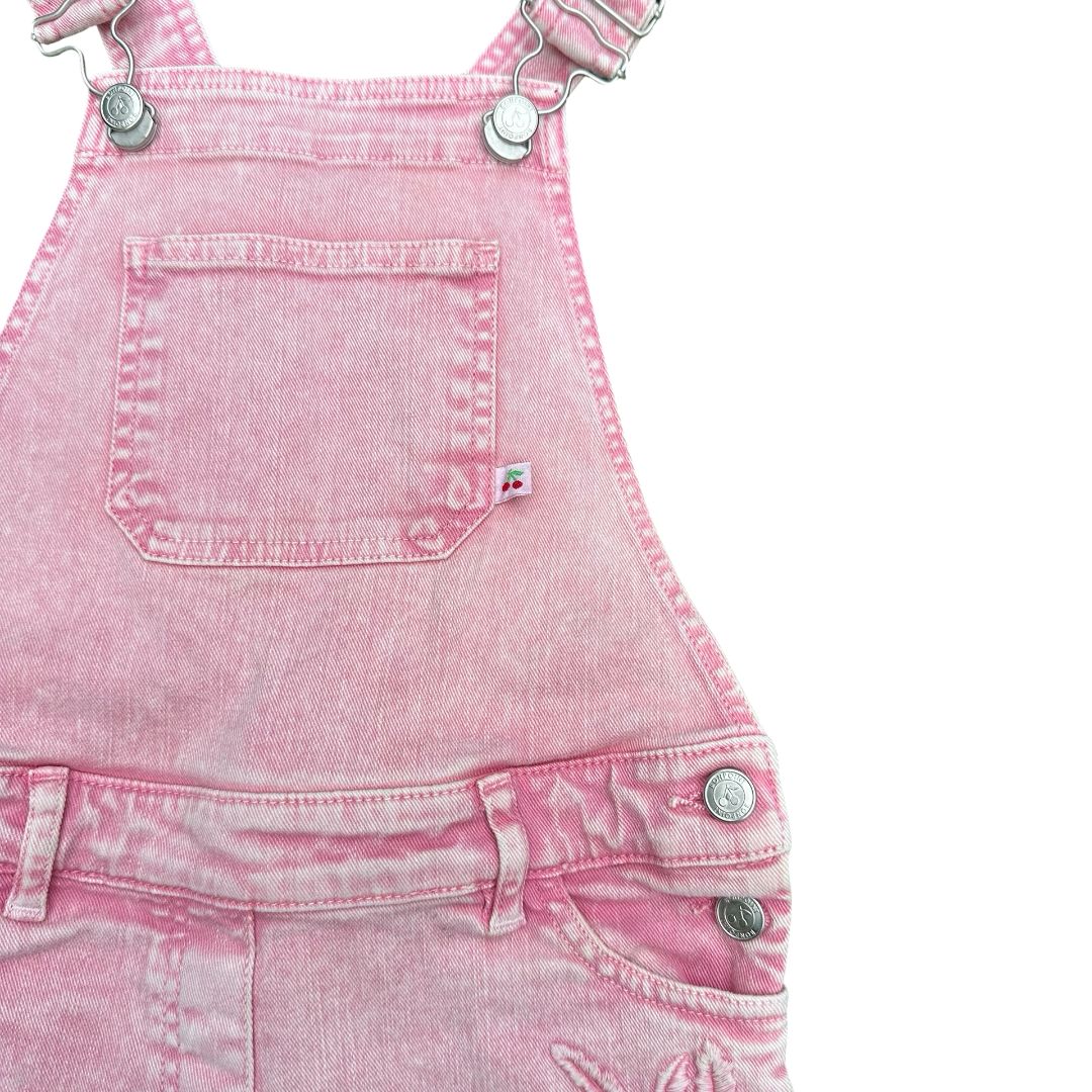 Bonpoint Denim Pink Overalls, 6 years