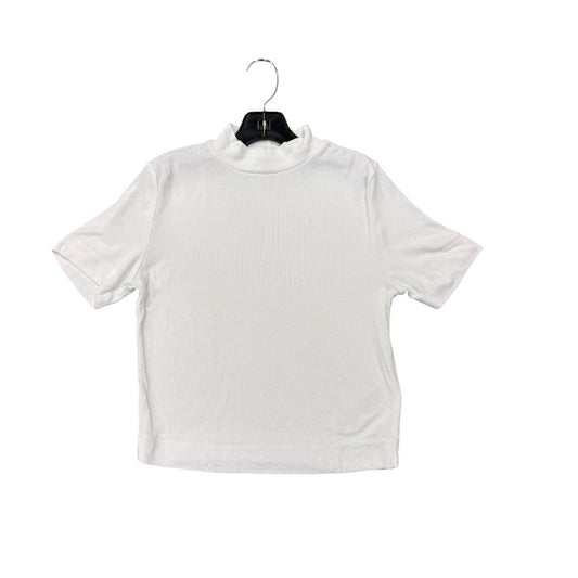 Babaton white ribbed shirt, womens small