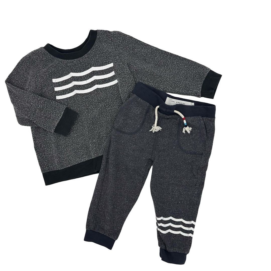 Sol Angeles sweater and sweatpants, 18-24 months