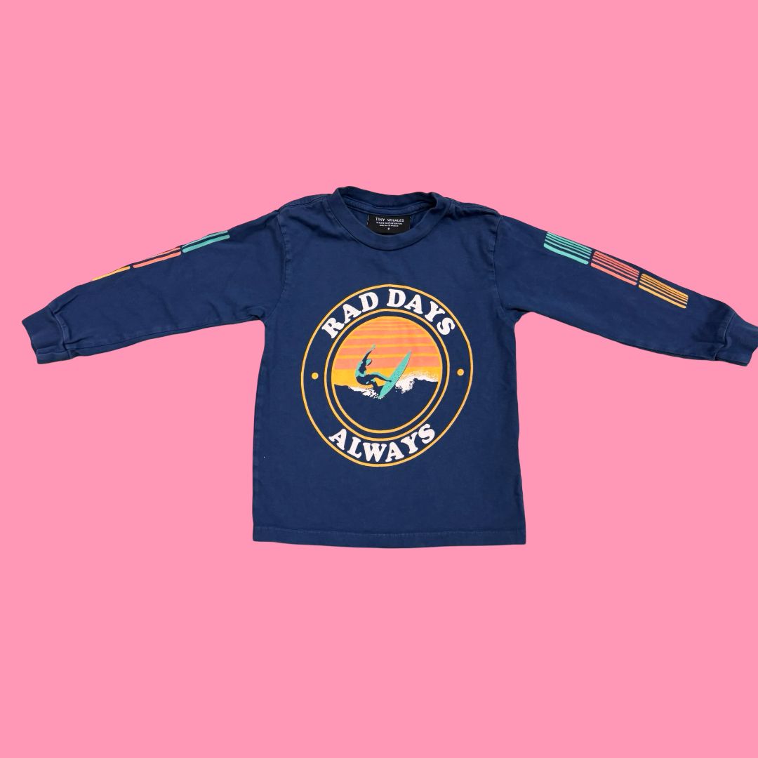 Tiny Whales long sleeve, 2 years