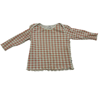 Oeuf Gingham check long sleeve, 18-24 months
