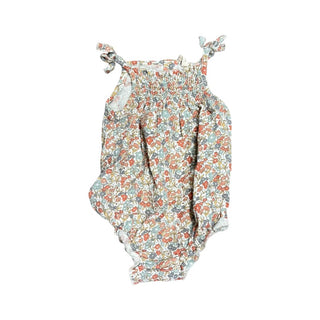 Quincy Mae Floral Romper, 3-6 months