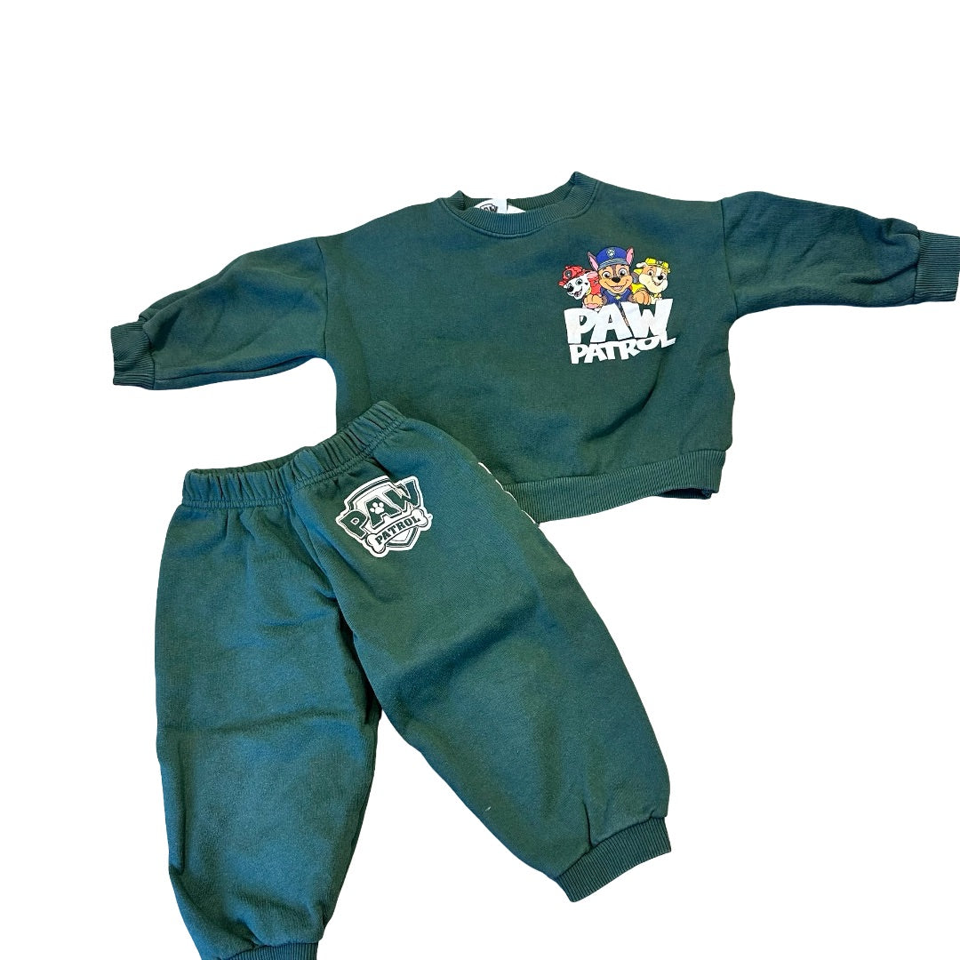 Zara sweater and sweatpant set Paw patrol, 2-3 years