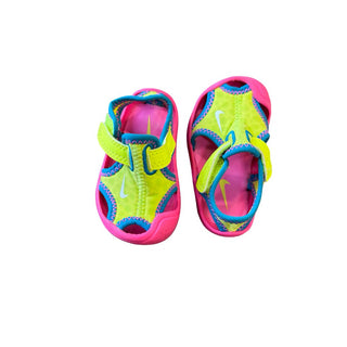 Nike Blue, Pink and Green Water Shoes, 2 infant