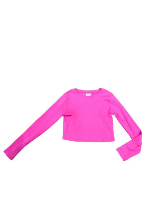 Zara pink crop long sleeve, 9-10 years