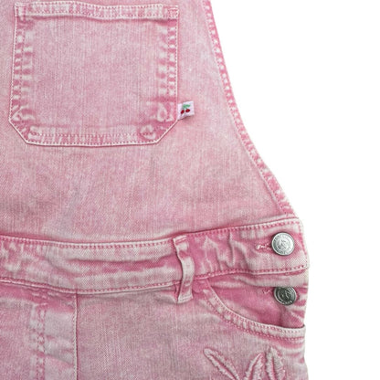 Bonpoint Denim Pink Overalls, 6 years