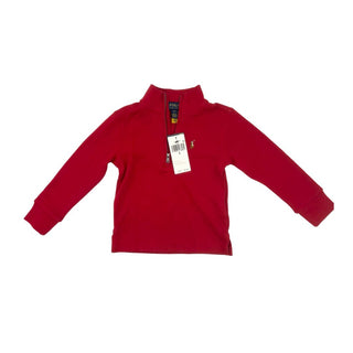 Ralph Lauren Red Quarter Zip New with Tags, 2 years