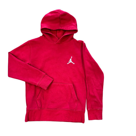 Nike Red Jordan Hooded Sweatshirt, 8-10 years