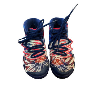 Nike Kybird 2 “What The USA” patriotic tie dye basketball shoe, 13 little kid