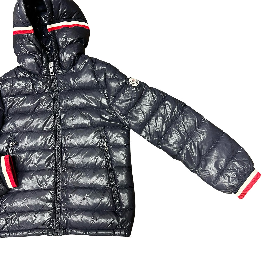 Moncler Navy down Alberic Giubbotto puffer jacket, 12 years