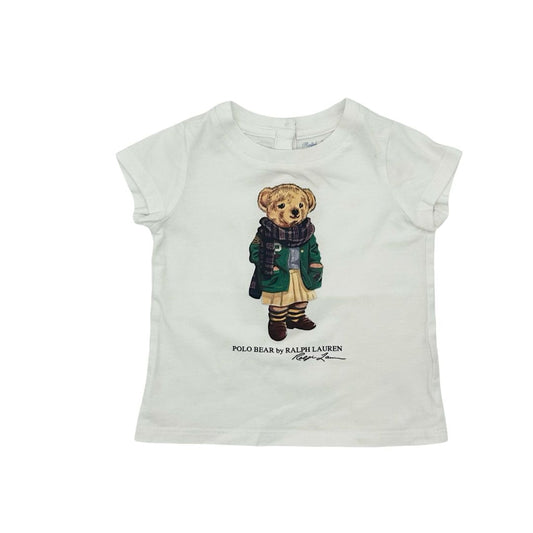 Ralph Lauren Bear preppy girl T-shirt, 6 months