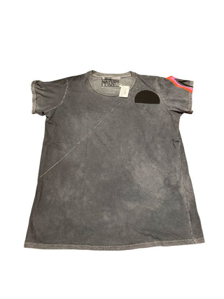 Free City sign golden strikes short sleeve tee shirt grey art brand new with tags, womens large