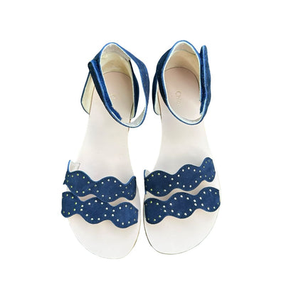 Chloe Navy Sandals, eu 33