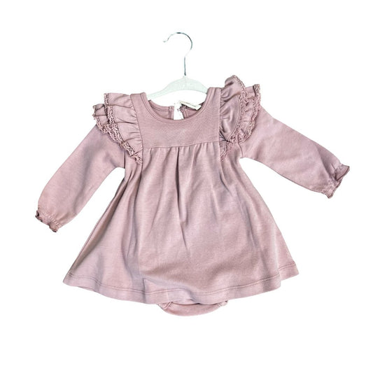 Quincy Mae Sample Flutter Dress, 3-6 Months