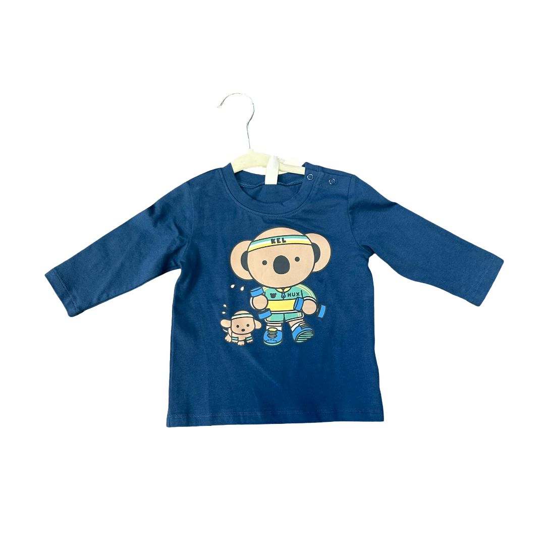 Hux sample koala longsleeve, 6-12 months