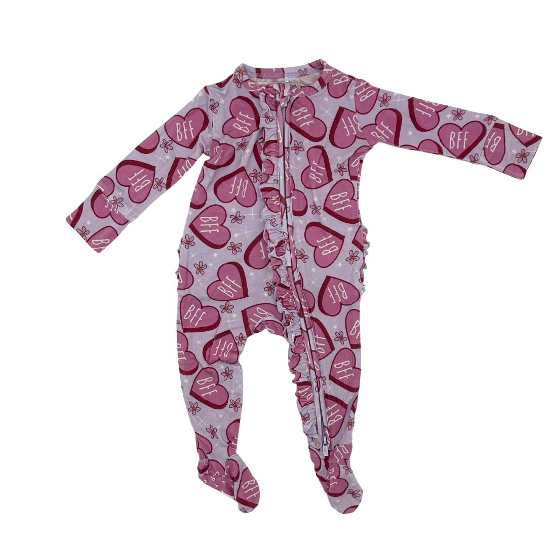 Posh Peanut BFF heart sleeper, 3-6 months