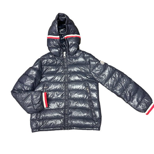 Moncler Navy down Alberic Giubbotto puffer jacket, 12 years
