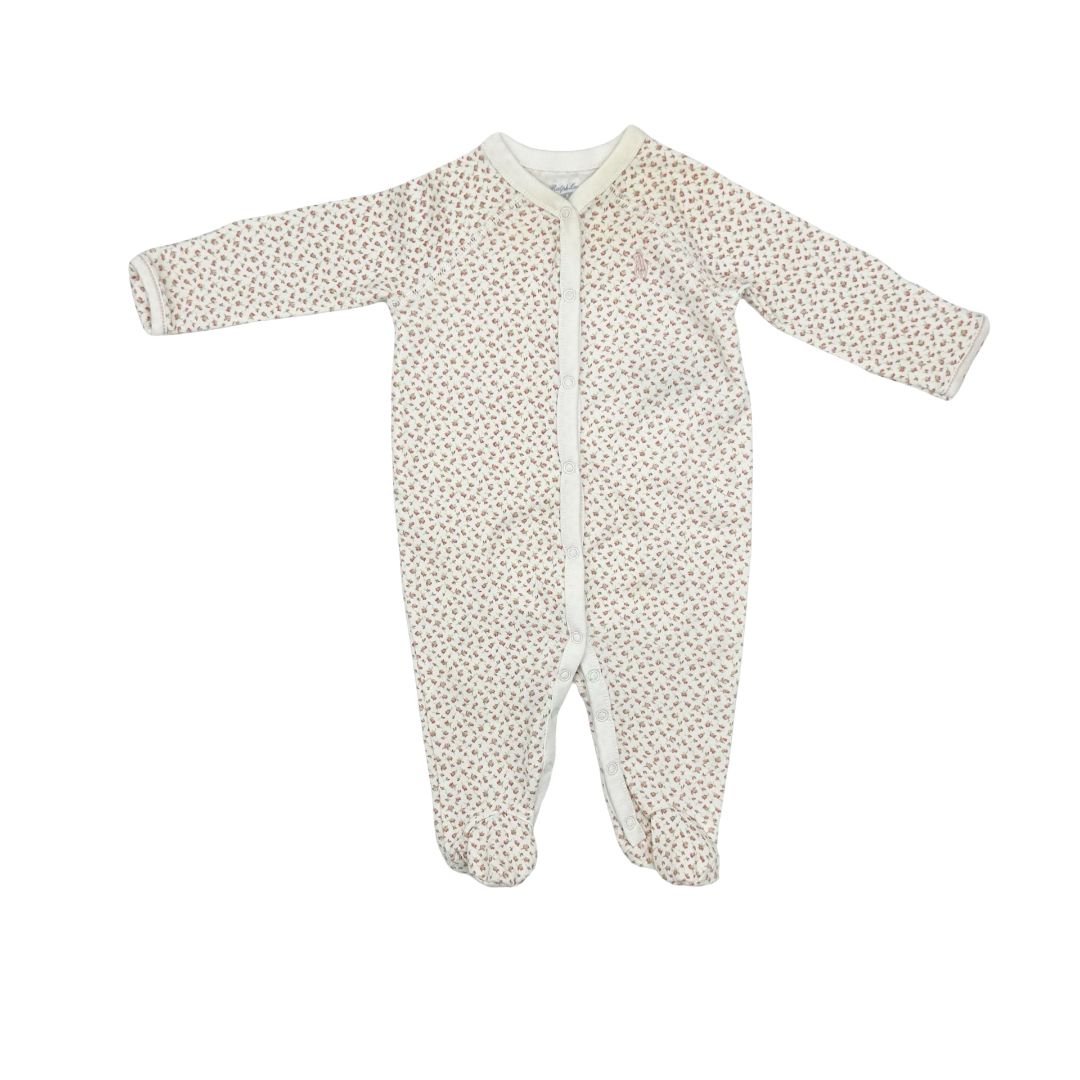Ralph Lauren rose sleeper, 3 months