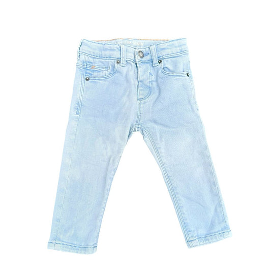 Zara faded blue denim, 6-9 months