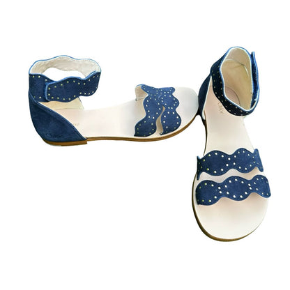 Chloe Navy Sandals, eu 33