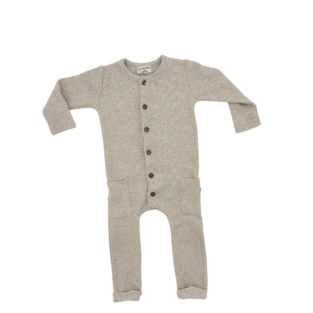 1+ in the Family romper, 12 months