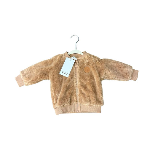 Hux sample pilot hux faux fur jacket, 6-12 months
