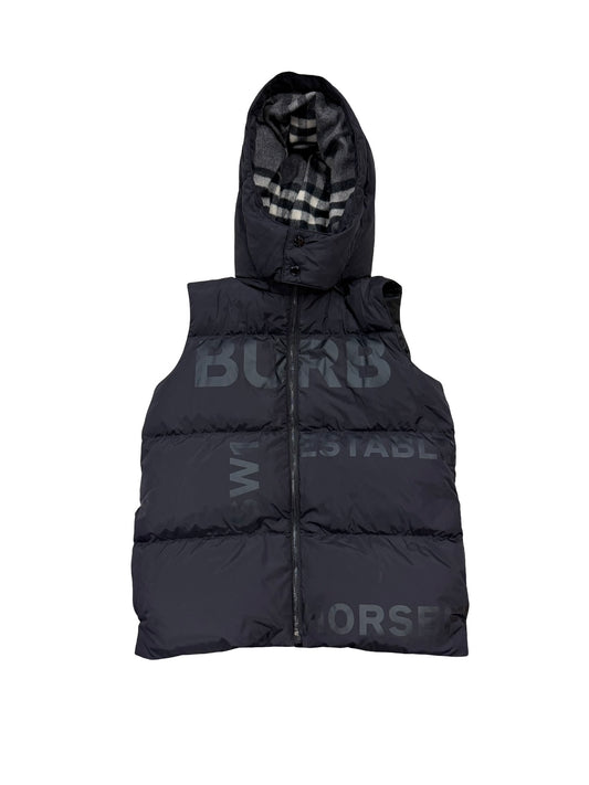 Burberry down vest with hood, 14 years