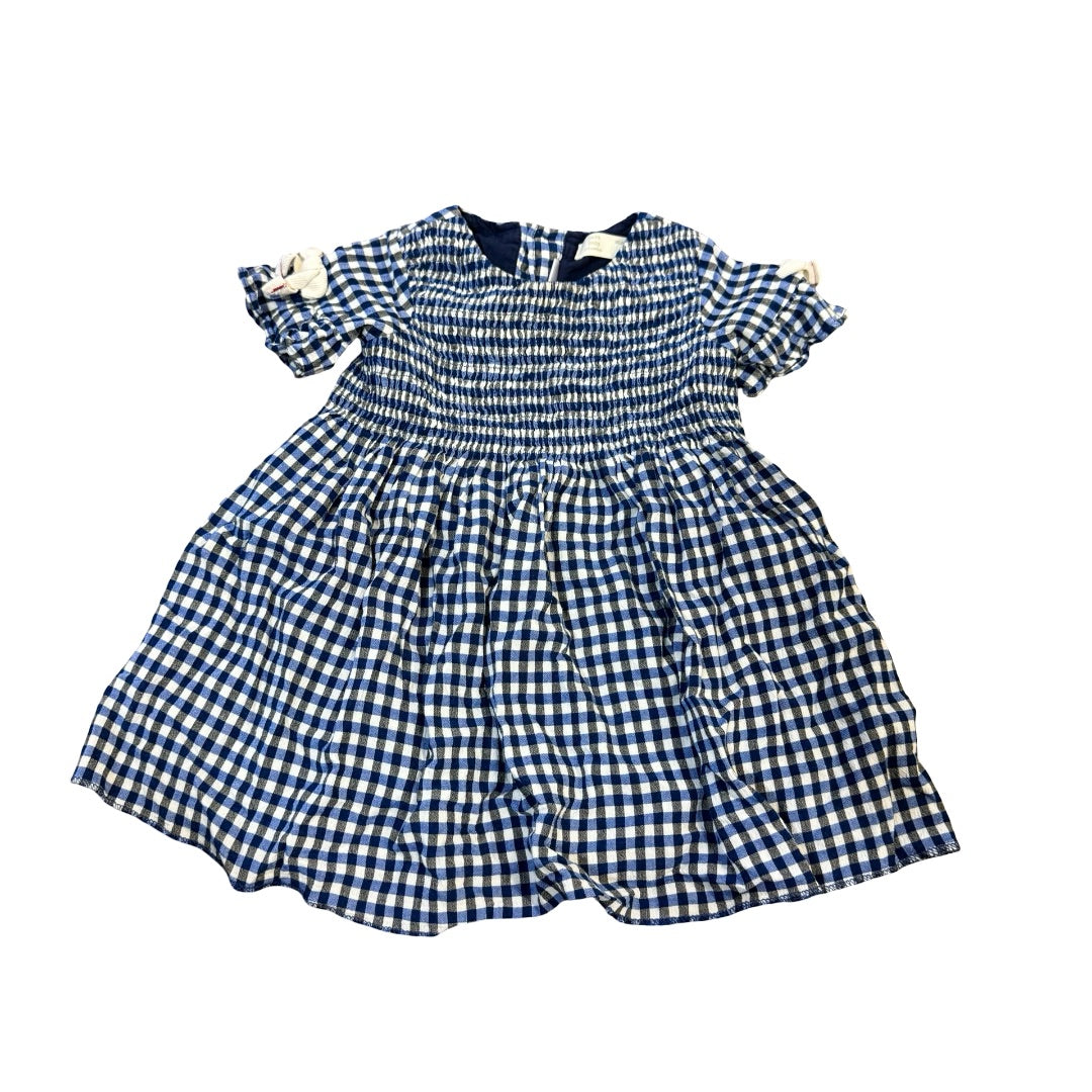 Zara Blue/black gingham dress, 18-24 months