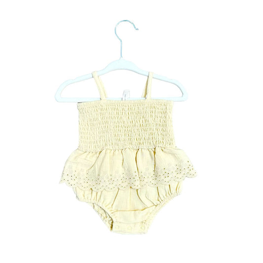 Quincy Mae Bubble romper new with tags, 3-6 months