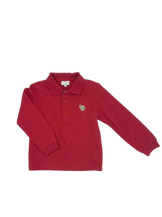 Paul Smith Red Collared Long Sleeve, 2 years