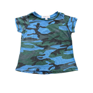 Joah Love Blue and Army Camo T-Shirt, 18 months