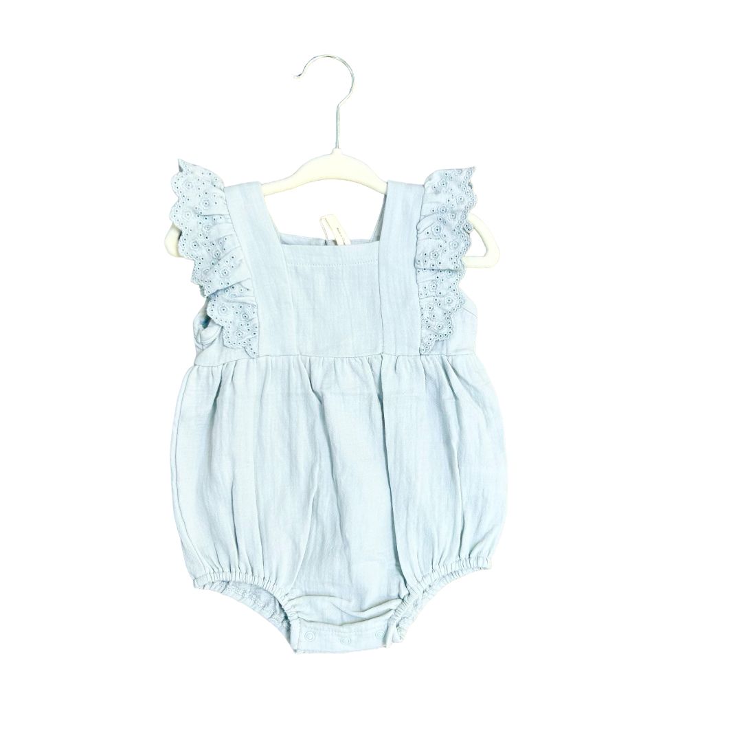 Quincy Mae Naomi romper new with tags, 3-6 months