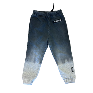 Nununu Black/grey sweatpants, 6-12 months