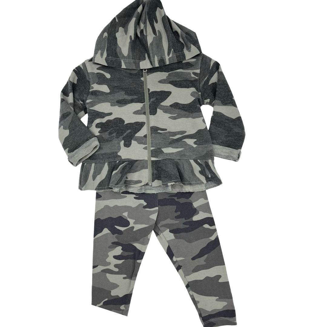 Splendid camo sweat set, 12-18 months
